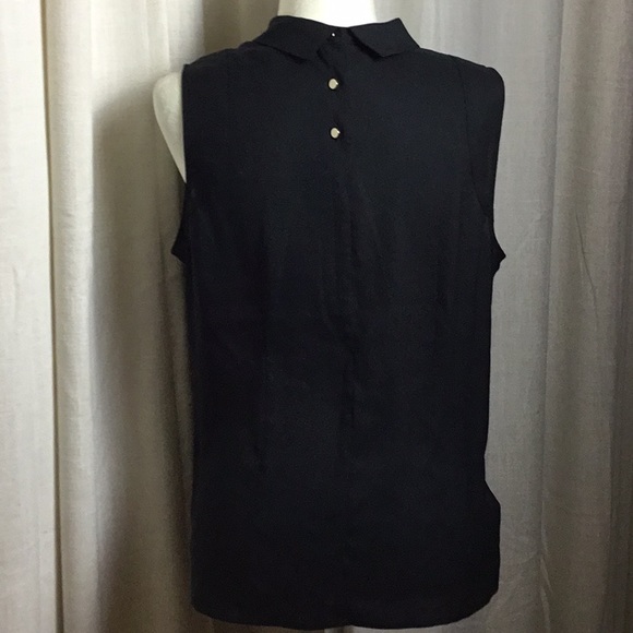 Ann Taylor Classic style Black Dressy Tank M - Picture 5 of 8